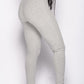 Sky Grey ribbed leggings