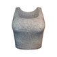 Sky Grey ribbed tank