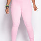 Arctic Pink ribbed legging